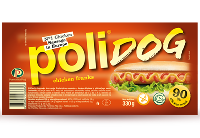 Poli DOG Hrenovka 330g SI 655x655 pxl